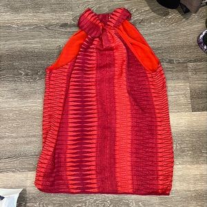 Calvin Klein Printed Twist Neck Halter Neck Women's